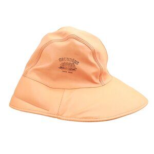 Grundens PVC Nylon Ear Flap Adjustable Chin Strap Fisherman's Hat Size M